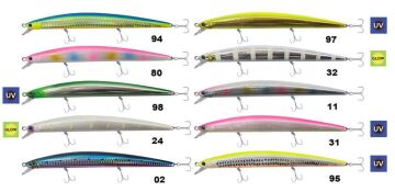 Kendo Seabass Minnow SS 182S 37.5g Sahte Maket Balık