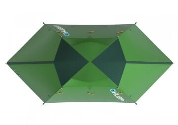 HUSKY Bright 4 Kişilik 4 Mevsim Kamp Çadırı Yeşil