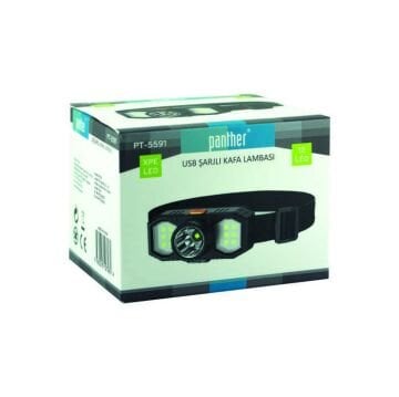 Panther 800 Lümen USB Şarjlı Kafa Lambası PT-5591