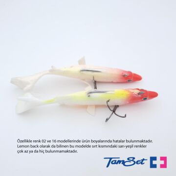 TAMSET Turna Sahtesi 10cm 16g Silikon Suni Yem 02