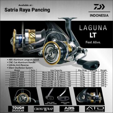Daiwa Laguna 20 LT 1000 LRF Olta Makinesi 3BB 5.2:1