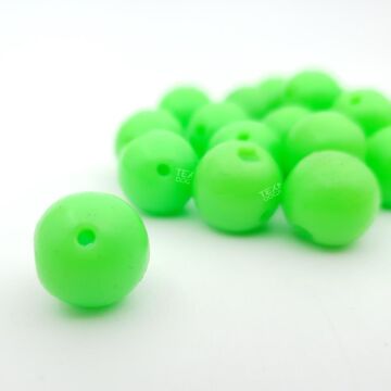 LionFish 13mm Soft Silikon Boncuk Yeşil 20 ad