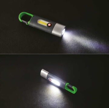 Panther Anahtarlık Klipsli LED El Feneri USB Şarjlı PT-926