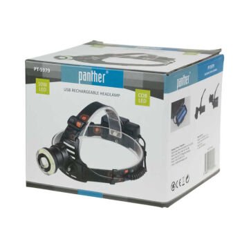 Panther 1000 Lümen USB Şarjlı Kafa Lambası PT-5979