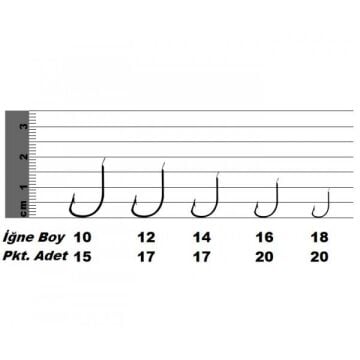 Japanese Akita Sode 50001 Olta İğnesi Düz