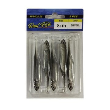 Ryuji Real Fish 8cm LRF Silikon Yem 5ad