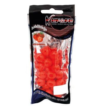 EFFE 1.3cm Çilek Aromalı Silikon Boncuk Sazan Yemi 20'li