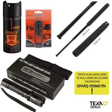 Type 1101 Elektroşok Jenix 60ml ve W42 Jop Savunma Seti KS26