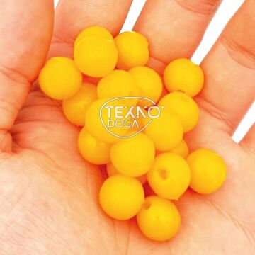 EFFE 1.3cm Muz Aromalı Silikon Boncuk Sazan Yemi 20'li