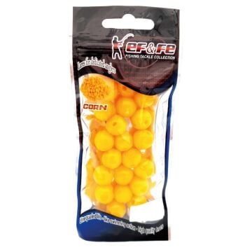 EFFE 1.3cm Mısır Aromalı Silikon Boncuk Sazan Yemi 20'li
