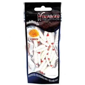 EFFE 2.6cm Larva Kurtçuk Mısır Aromalı LRF Silikon Yem 20ad
