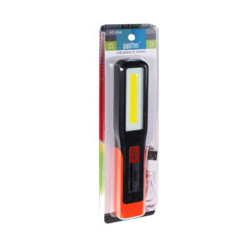 Panther USB Şarjlı XPE COB LED Tamirci El Feneri PT-998