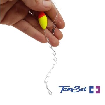 TAMSET Kalkan Avı Hazır Olta Takımı 11 İğneli Mantarlı