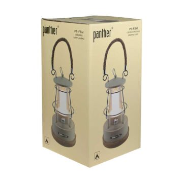 Panther Retro Kamp Lambası USB Şarjlı Fener PT-FSM