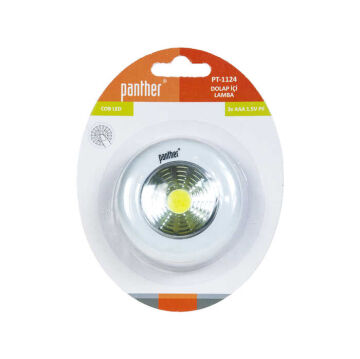 Panther Pilli COB LED Dolap İçi Lamba PT-1124