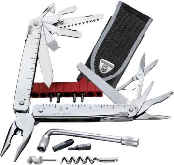 Victorinox SwissTool X Plus Penseli Çakı 3.0338.N 37F Kılıflı