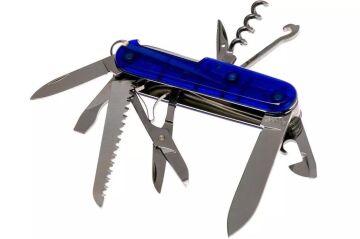 Victorinox Huntsman 1.3713.T2B1 Şef Mavi İsviçre Çakısı 91mm 15F