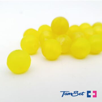 TAMSET 10mm Mısır Aromalı Silikon Boncuk Sarı 20 ad