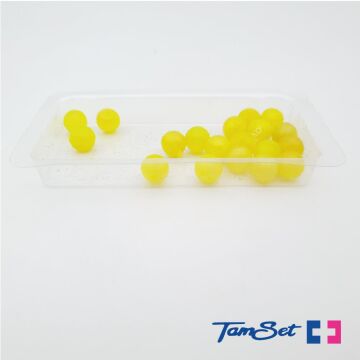 TAMSET 10mm Mısır Aromalı Silikon Boncuk Sarı 20 ad