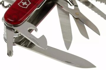 Victorinox SwissChamp 1.6795.T Şeffaf Kırmızı İsviçre Çakısı 33F