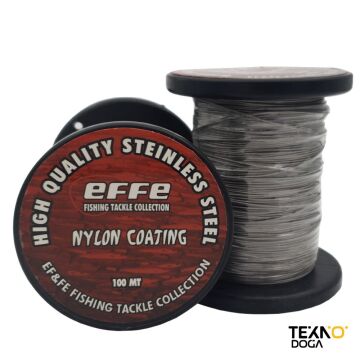 EFFE Çelik Olta Teli Lüfer Turna Dişli Balık İçin 100m Tel