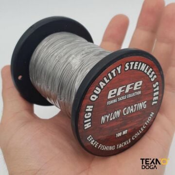 EFFE Çelik Olta Teli Lüfer Turna Dişli Balık İçin 100m Tel 18kg