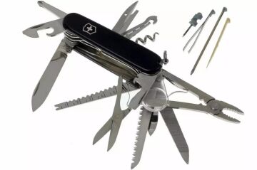 Victorinox SwissChamp 1.6795.3 Siyah İsviçre Çakısı 91mm 33F