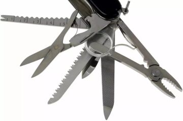 Victorinox SwissChamp 1.6795.3 Siyah İsviçre Çakısı 91mm 33F