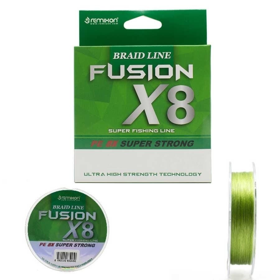 Remixon Fusion 8x 8 Kat 150m Örgü İp Misina Yeşil 0,18mm