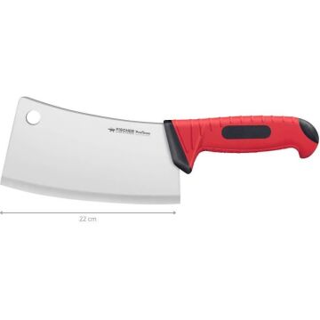 Fischer 22cm 900g Kasap Satırı Kırmızı 68383