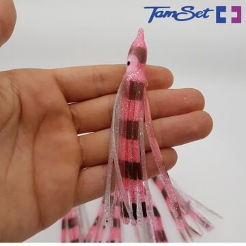 TAMSET Octobus Silikon Ahtapot Sahtesi Suni Yem 10cm 3g 5 Adet