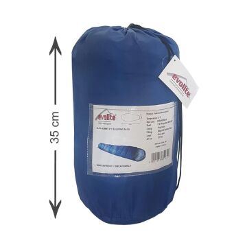 Evolite Alfa Pro 0C Uyku Tulumu Mavi Sol