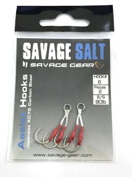 Savage Gear Assist Hook Çift İğneli Jigging İğnesi 2ad