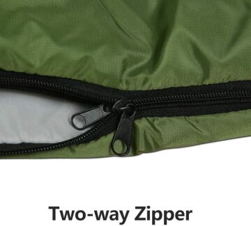 Evolite Camper Pro SQ 0C Kare Tipi Uyku Tulumu Mavi Sağ