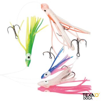 TAMSET Octopus 5 Köstekli Silikon Ahtapot Çapari Olta Takımı