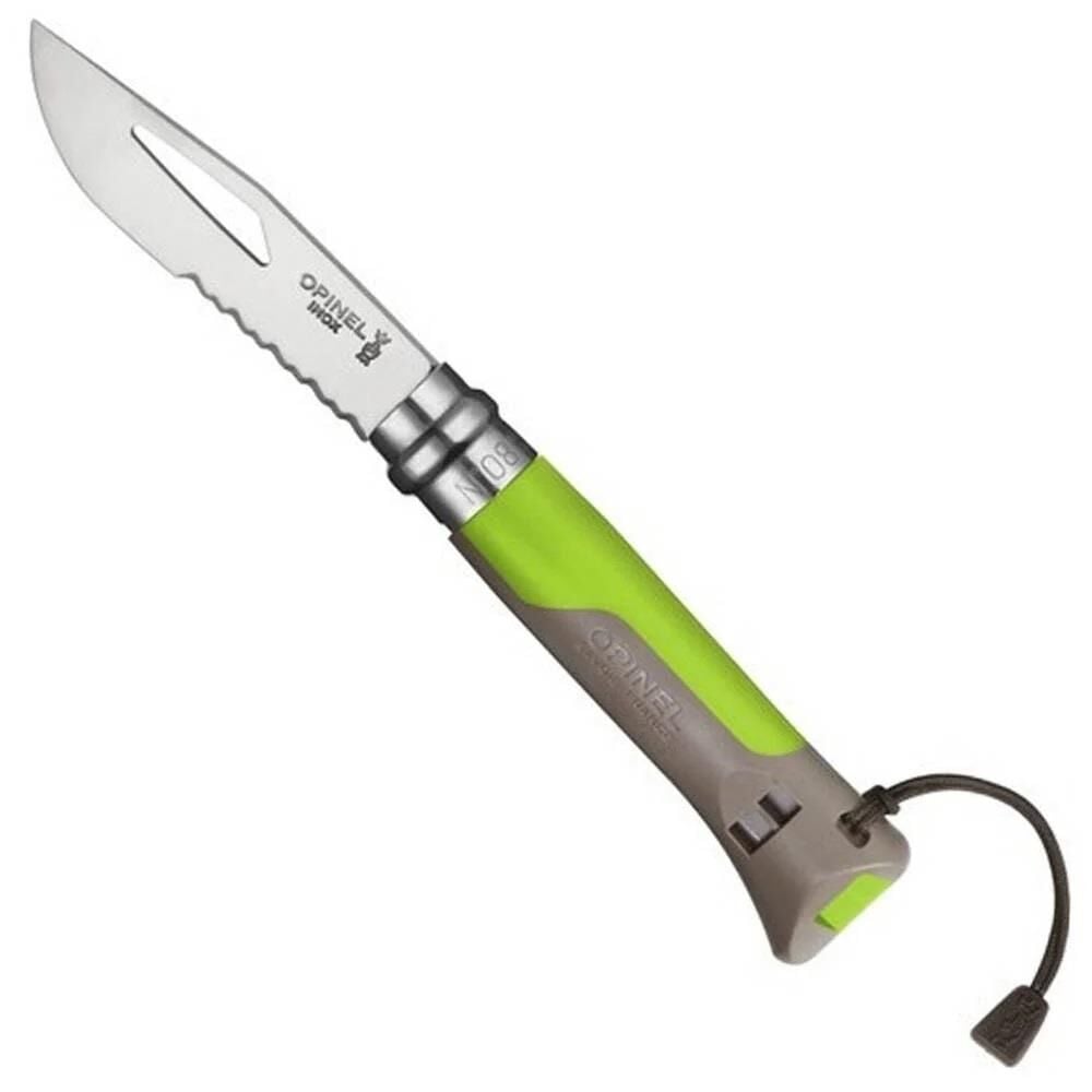 Opinel Inox 8 No Outdoor Kamp Çakısı Yeşil