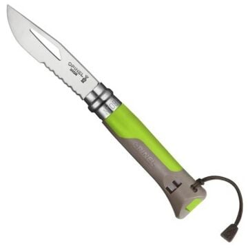 Opinel Inox 8 No Outdoor Kamp Çakısı Yeşil