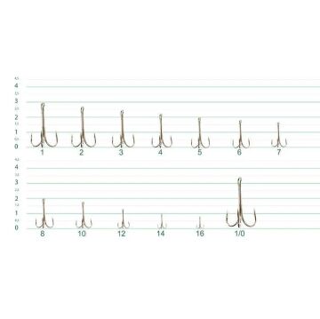 DFT 3553 Treble Üçlü Nikel Çarpma Olta İğnesi 25 Adet