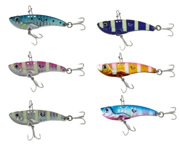 Savage Gear 3D Vib Blade 4.5cm 8.5g Vibrasyon LRF Suni Yem Metal Glow Zebra