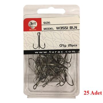 DFT 3551 Treble Kilitli Üçlü Olta İğnesi No:2