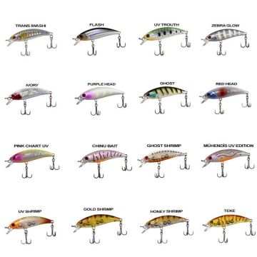 Ryuji Baby Minnow 5cm 4.5g Slow Sinking Suni Yem