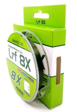Kendo 150m LRF 8X 8 Kat Örgü İp Misina Dynema Yeşil 0,06 mm