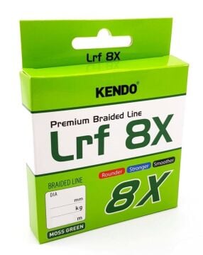 Kendo 150m LRF 8X 8 Kat Örgü İp Misina Dynema Yeşil 0,06 mm