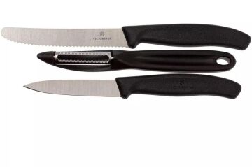 Victorinox 3 Parça Soyma Seti 6.7113.31 Siyah