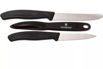 Victorinox 3 Parça Soyma Seti 6.7113.31 Siyah