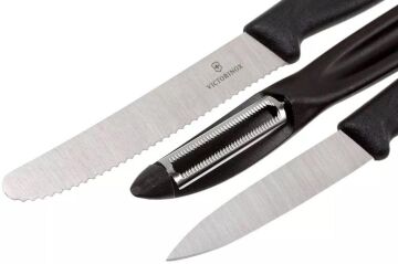 Victorinox 3 Parça Soyma Seti 6.7113.31 Siyah