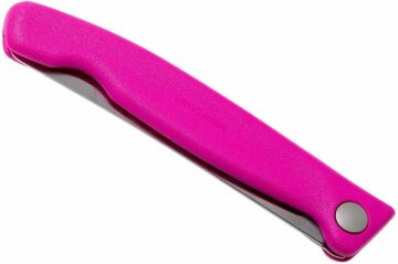 Victorinox 11cm Katlanır Tırtıklı Domates Bıçağı Pembe 6.7836.F5B
