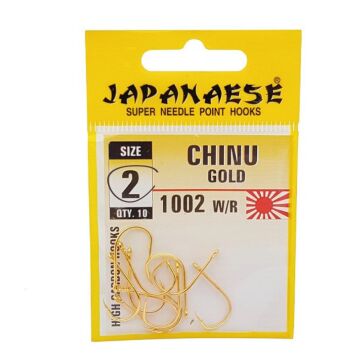 Japanese Chinu Gold 1002 W/R Çupra Mercan Sazan Olta İğnesi