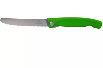 Victorinox 11cm Katlanır Domates Bıçağı Yeşil 6.7836.F4B