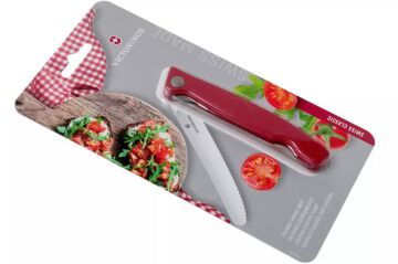 Victorinox 11cm Katlanır Domates Bıçağı Kırmızı 6.7831.FB